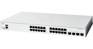 4 SFP Fiber portlu C1300-24T-4G 24 Port 1Gbps ağ anahtarı, katman 2/katman 3 yönetilen, QoS, VLAN desteği - Product Image 6