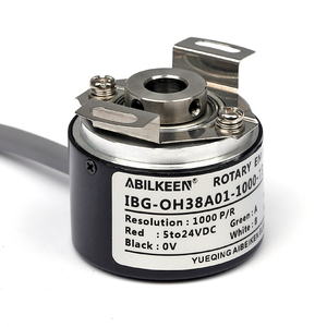 Vollhohlwellen-Drehgeber OD38mm 8mm 3-Phasen-ABZ-Push-Pull-Ausgangssignal Inkrementeller Drehgeber Doppelflügel-Feder arm - Product Image 3