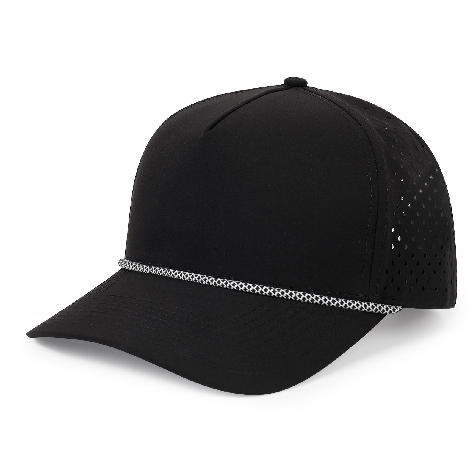 5panel Black(rope)