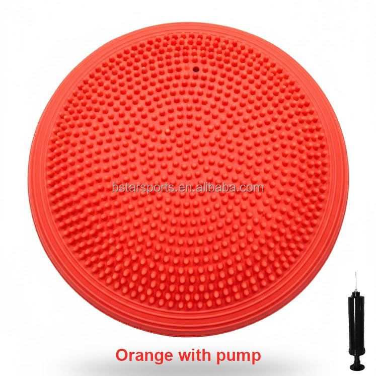 Coussin oscillant orange avec pompe
