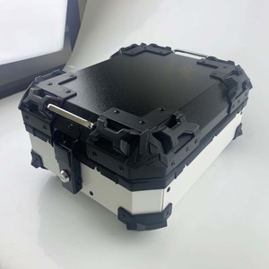 Yeni tasarım 28L motosiklet gövde kuyruk kutusu yan açık kutu kilit motosiklet gövde bagaj kutusu - Product Image 2