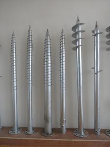Factory Direct Modern Design Galvanized Steel Ground Mount Foundation Ground Screws Low Price for Office Building Solar <strong>Mounting</strong> - Product Image 4