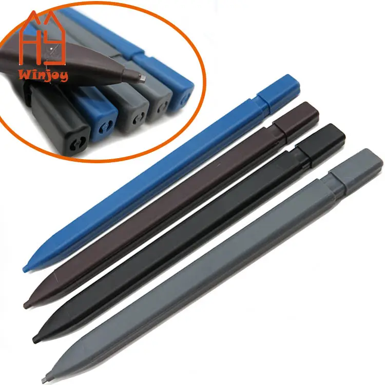 الجملة البلاستيك 2B الامتحان استخدموا قلم رصاص ميكانيكية غير شحذ مع الرصاص الملء 1.8 مللي متر تصميم مخصص