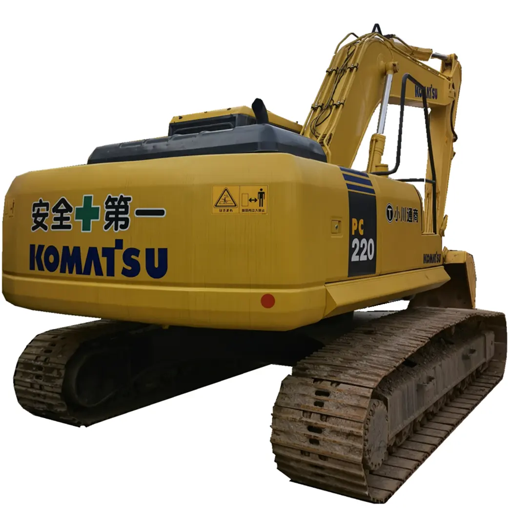EN vente utilisé construction Komatsu pc 220-7 machine de pelle de terrassement PC 220-7 pelle d'occasion