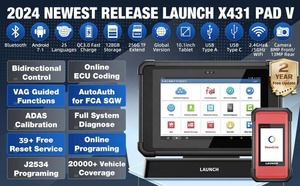 Hot Scanner Car Obd2 <strong>Software</strong> Duty Truck Key <strong>Programming</strong> Machine LAUNCH X431 PAD V All in One Diagnostic Tool with 1 Year Update