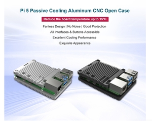 ED-Pi5Case-O ahududu Pi 5 pasif soğutma açık CNC durumda - Product Image 5
