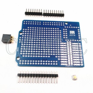 Standart Proto vida kalkanı kurulu uyumlu geliştirilmiş sürüm desteği A6 A7 Arduino UNO R3 için çift taraflı PCB