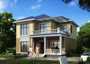 Avrupa tarzı villa lüks kolay monte hafif çelik ev