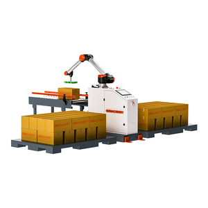 Carga y descarga de posicionamiento de robot portátil de alto nivel para paletización de cartón de robot colaborativo