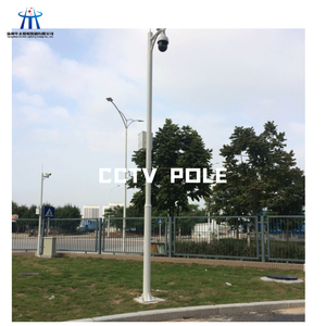 3m-8m伸缩式闭路电视杆摄像机桅杆室外安全监控钢柱摄像机杆 - Product Image 2