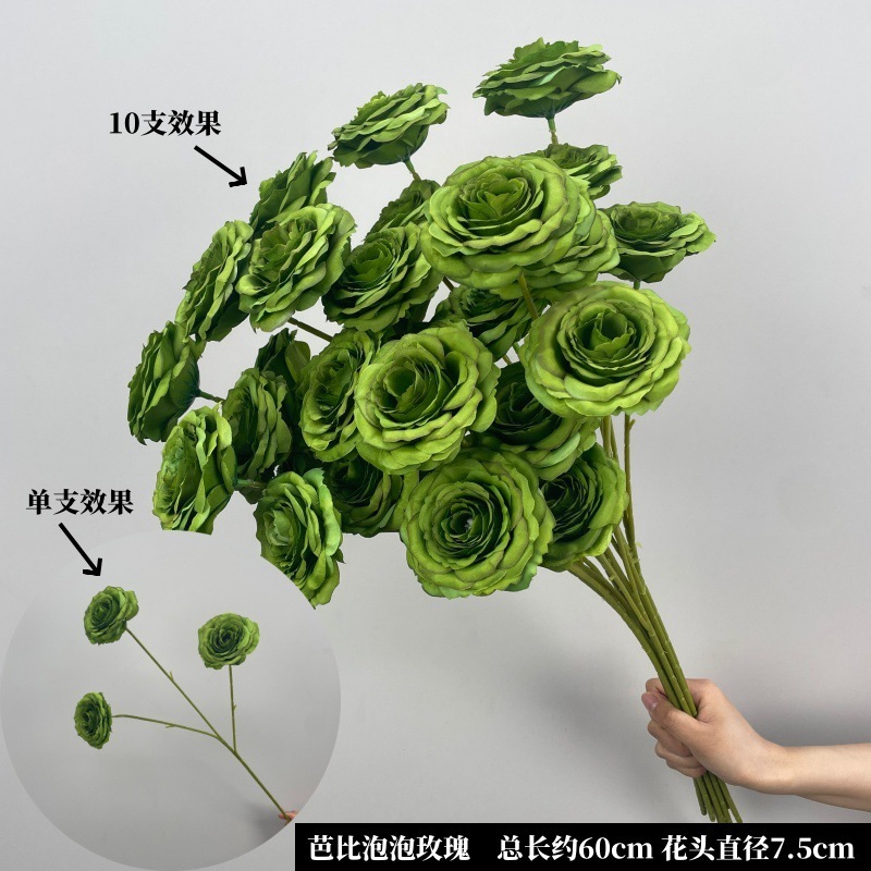 Green barbie bubble rose