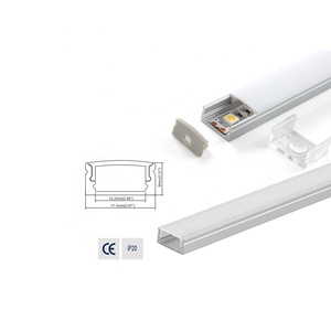 High Quality ALP002C Aluminum Channel <strong>Led</strong> Profile 17*8.5mmm for Cabinet Light Trimless Aluminium Profile <strong>Led</strong> Light - Product Image 1
