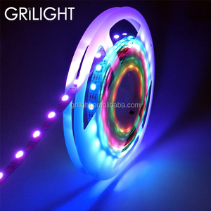 Tira de luces Led Rgb a granel, controlador Rgbw Wifi Smd Dream 5V Ws2812B, 5M, 50 cuerdas, 144