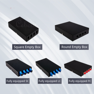 Caja de terminales de escritorio de panel de conexión de fibra UPC de 4 puertos con coleta SC/FC/LC para uso FTTH - Product Image 3