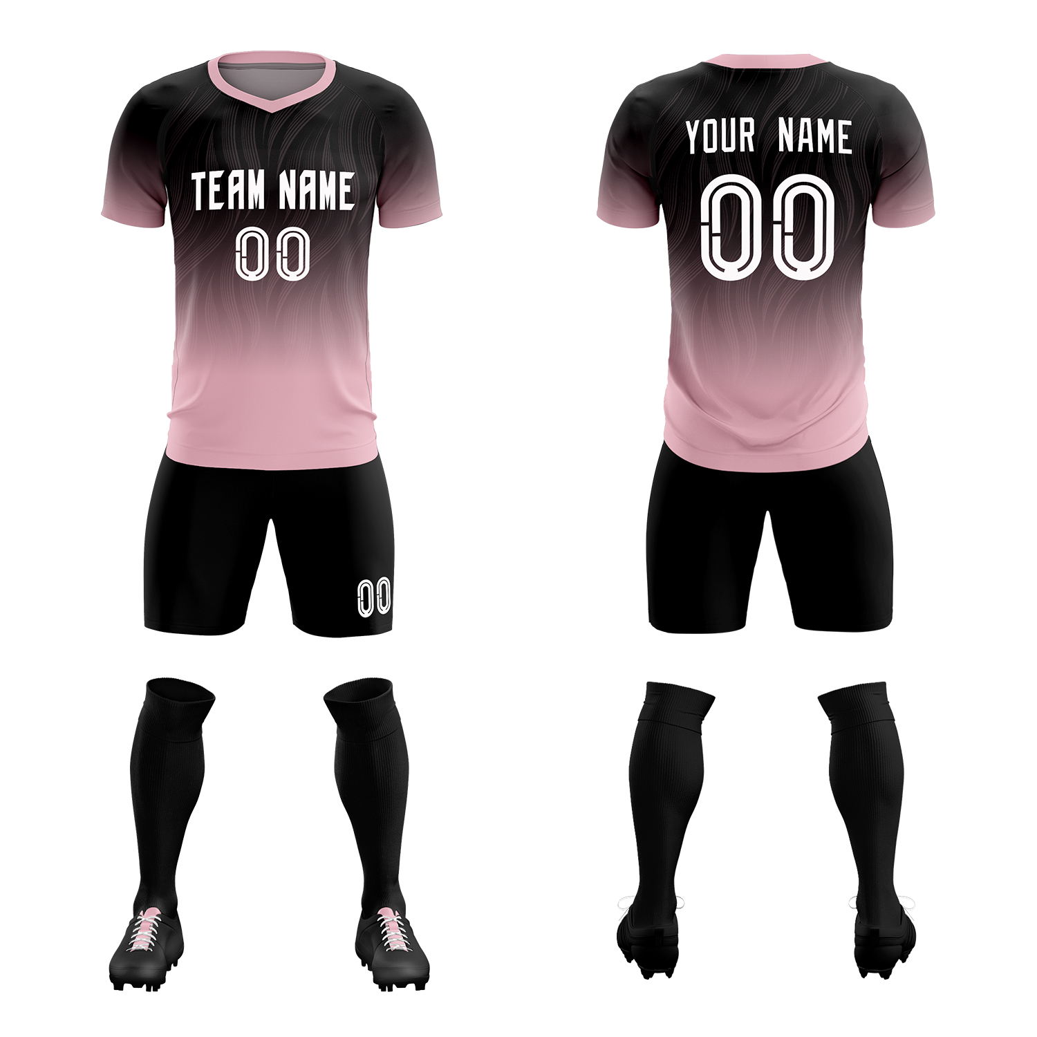 Black&Light Pink-K03