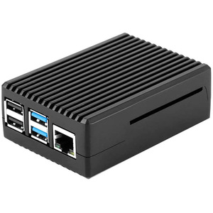 Carcasa protectora de Metal de aleación de aluminio, caja de refrigeración pasiva, disipación de calor para Raspberry Pi 4, modelo B