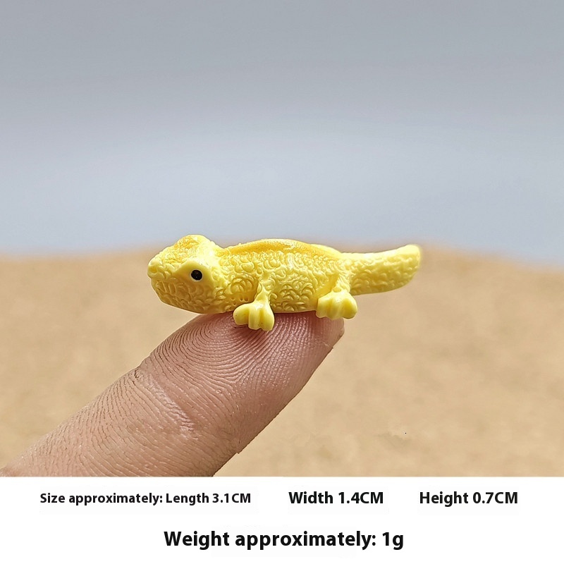 Petit lézard jaune