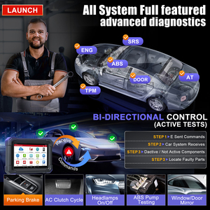 Nueva llegada X431 PRO3 ACE función completa bidireccional OBD2 lector de código máquina de diagnóstico automático codificación ECU - Product Image 3