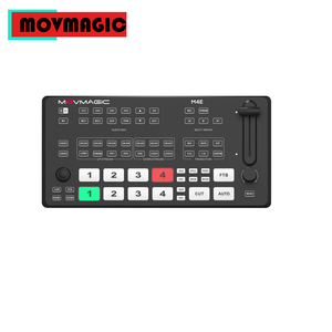 Consola Movmagic 5-Ch Live Video Director con salida de Vista previa, transmisión en vivo de YouTube con un clic, múltiples efectos de transición - Product Image 1