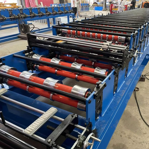 Double Layer Roll Forming <strong>Machines</strong> Iron <strong>Sheet</strong> Making 840 Roof Panel Roll Trapezoid Corrugated Ibr Roof Roll Forming <strong>Machine</strong>