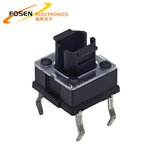 FOSEN Smt 4pin 6.8mm interruttore della luce a tocco 12v pulsante Led piccolo interruttore tattile a pulsante con luce bianca blu rossa - Product Image 2