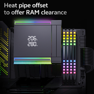 Kardan adam fabrika DualTower yüksek performans 8 isı borusu termal soğutucu ARGB PWM 4 Pin 5V 3Pin CPU soğutucu işlemci LGA1851 AM5 - Product Image 5