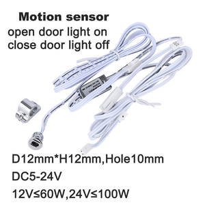 Detector humano mini interruptor de luz LED infrarrojo Sensor de luz inteligente para el hogar con cable Dupont 12V sensor de movimiento PIR - Product Image 5