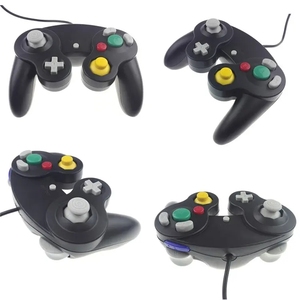 เกมแพดควบคุมแบบมีสาย USB, เกมแพดควบคุมเกมที่แม่นยำพกพาสะดวกสบายเหมาะกับสรีระสำหรับ Nintendo Gamecubes/Wiis U - Product Image 3