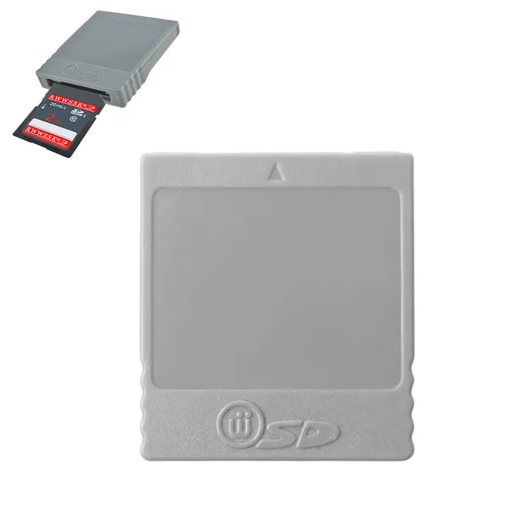 SYY-Adaptador de lector de tarjeta de memoria SD para Nintendo Wii, accesorios de juegos NGC