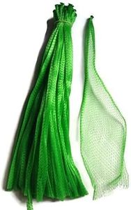 200Pcs 13.7 in Drawstring Mesh Bag Produce Vegetables Storage Mesh Bag Onion <strong>Netting</strong> for Farmers <strong>Market</strong> Bag - Product Image 5