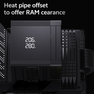 SNOWMAN Direct Contact CPU Cooler for Intel &amp; for AMD Maximum Heat Dissipation with Efficient Heat Pipes for Gaming <strong>Builds</strong> - Product Image 3
