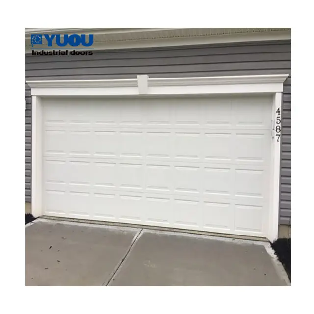 YUOU Porta de garagem seccional personalizada Automática Moderna Aço galvanizado portas de garagem baratas