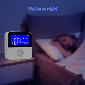 Tuya-Sensor de temperatura y humedad con pantalla LCD, termostato Digital para Smart Home, SmartLife, compatible con asistente de Google y Alexa - Product Image 4