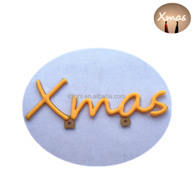 Lettre LED XMAS