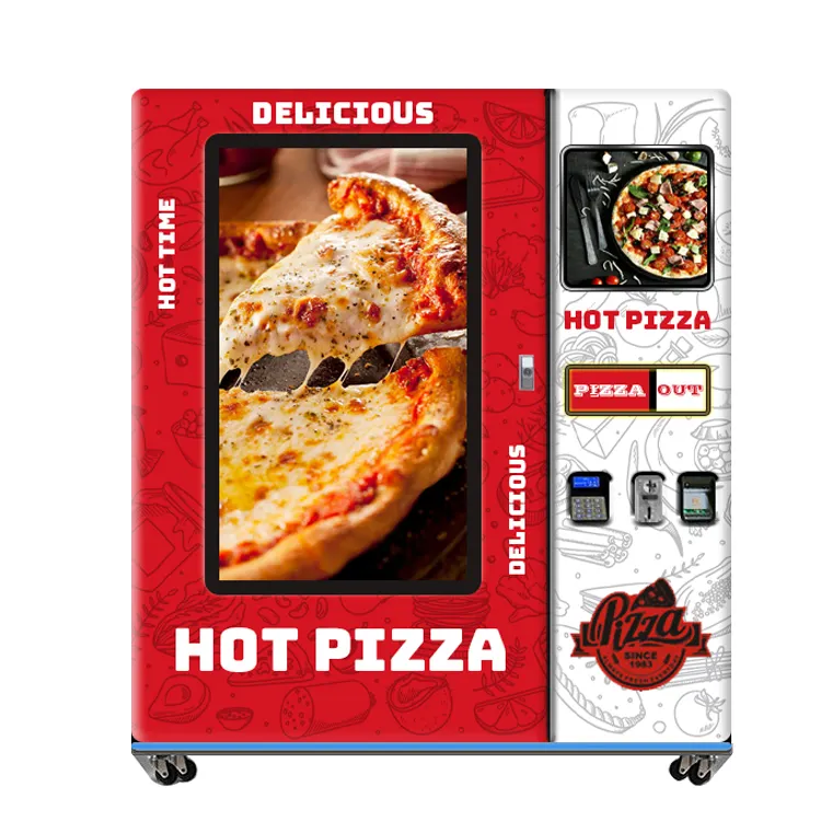 Distributeur automatique de pizzas Piza personnalisé Distributeur automatique de pizzas à nettoyage automatique Atm