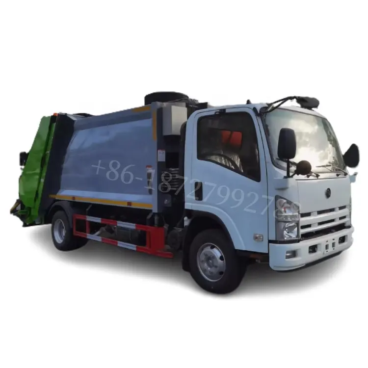Camión de saneamiento exportado JMC ESUZU 4x2 de 17 yardas nuevo camión volquete/camión compresor de basura al mercado africano