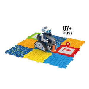 Intelligentes DIY-Roboter-Chassis-Spielzeug für Kinder Montieren Sie elektronisches Roboter-pädagogisches mechanisches Programmier spielzeug im Cartoon-Stil - Product Image 1