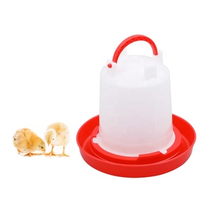 Kolay dolum su görünür su seviyesi plastik tavuk içme pot/kümes hayvanı tavuğu besleme suyu