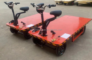 SW Hot Selling Moving Mini Platform Cargo <strong>Trolley</strong> <strong>Trailer</strong> Four Wheels <strong>Electric</strong> Platform <strong>Trolley</strong> for Industry