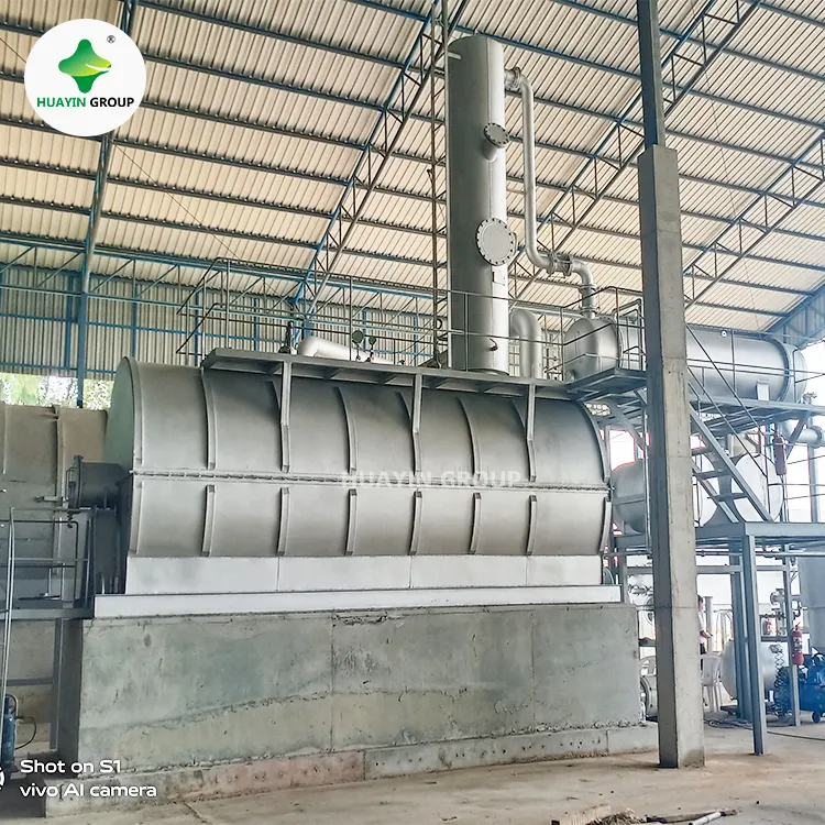 Used motor oil refining machine for diesel and petrol extraction distillation plant
