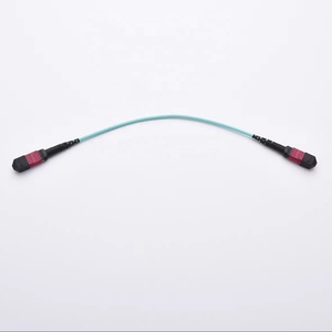 MTP MPO 8/12/24-Core Data Center Cable de conexión óptica OM3 OM4 Cable de fibra óptica para redes Qsfp 4G/5G FTTH Equipo óptico - Product Image 2