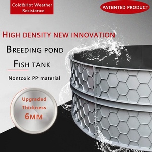 Thiết bị nuôi trồng thủy sản thương mại thiết kế riêng, bể cá PP, thủy canh, nuôi cá Tilapia nước mặn, chất lượng cao, dung tích 39,5m³ - Product Image 4