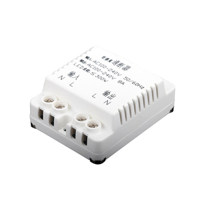 Toma de interruptor de control remoto inalámbrico, panel de control remoto, control de luz, cableado libre, pasta libre, dormitorio, hogar - Product Image 5
