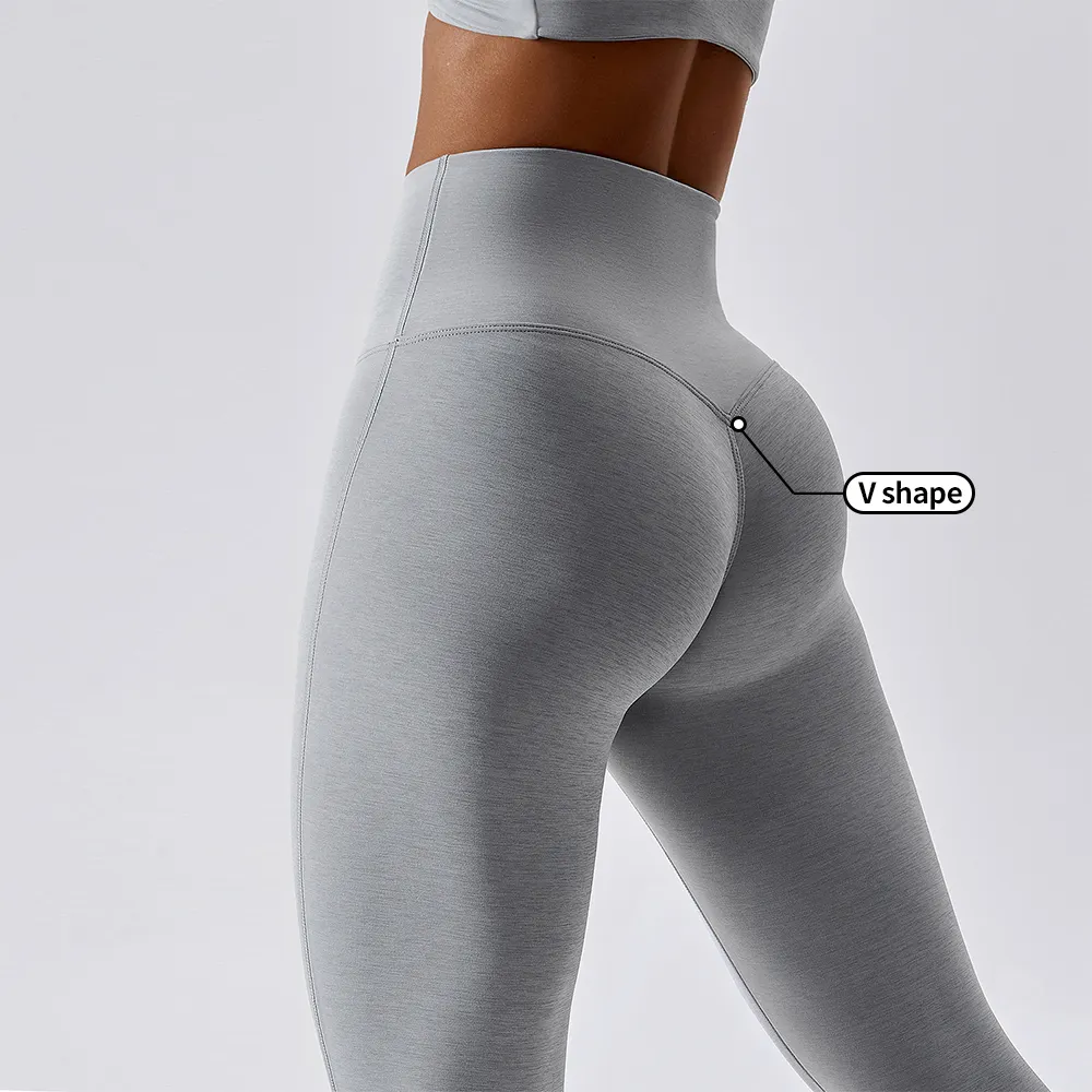 Ropa de Fitness personalizada para mujer, pantalones de Yoga, entrenamiento, deporte, gimnasio, estiramiento de trasero, pantalones de Yoga