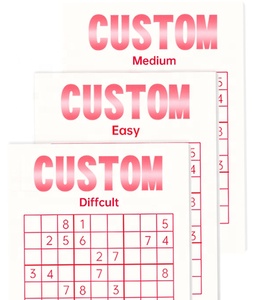 सेनफ्यूंग निर्माता ओएम नंबर शैक्षिक शिक्षण कार्ड गेम कस्टम प्रिंटिंग वयस्कों/बच्चों के लिए आसान सूडोकू खेल - Product Image 3