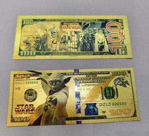 StarWars phim nhân vật nổi tiếng vàng lá tiền giấy cho quà tặng lưu niệm - Product Image 6