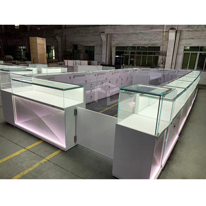 优雅的珠宝商场售货亭手表眼镜店展示柜现代手表商场珠宝陈列柜