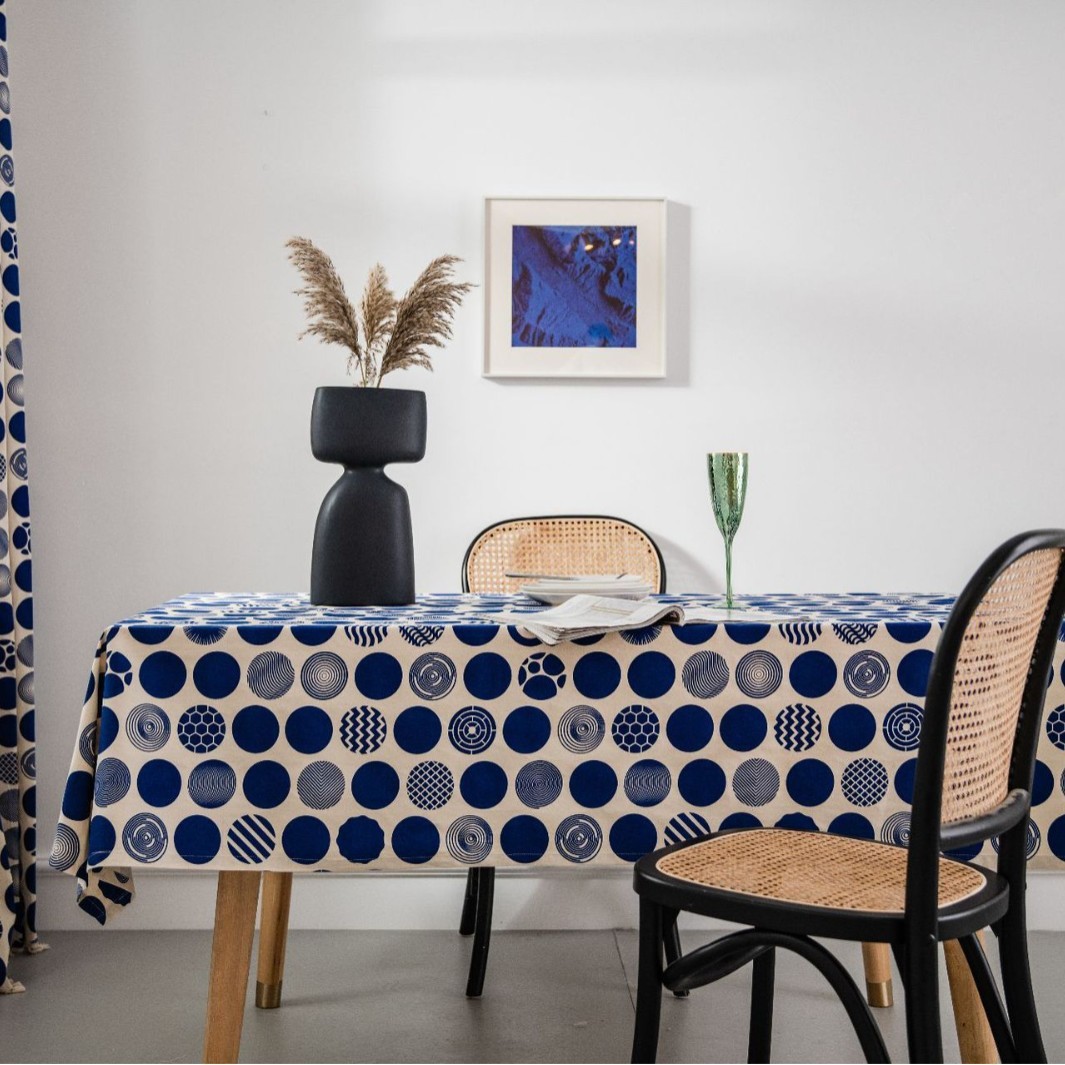 Cercle bleu sans dentelle