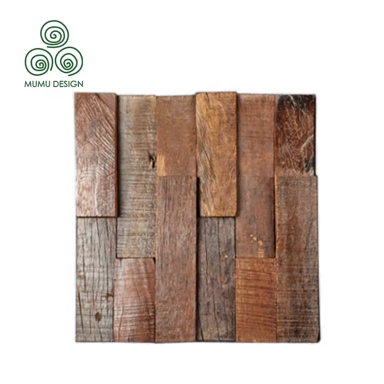 Qifu — panneau en bois, nouveau Style, ancien mélange, décor artistique, maison d'hôtel, mosaïque en bois massif