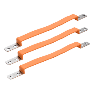 Custom Laminated Flexible Copper <strong>Busbar</strong> for Switchgear and Inverters Flexible <strong>Busbar</strong> with Heat Shrink Tube Connected <strong>Busbar</strong> - Product Image 5